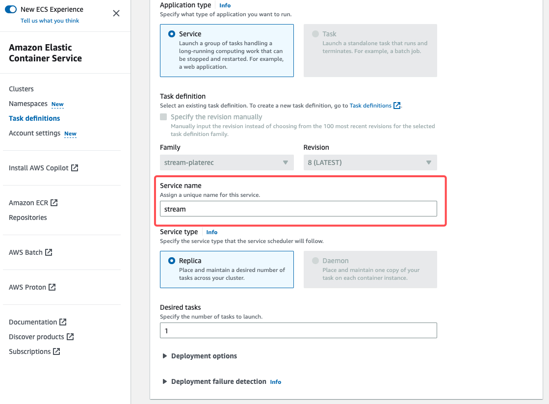Create new Task Example