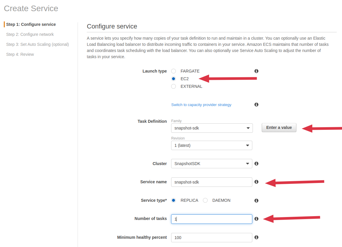 ECS EC2 launch type