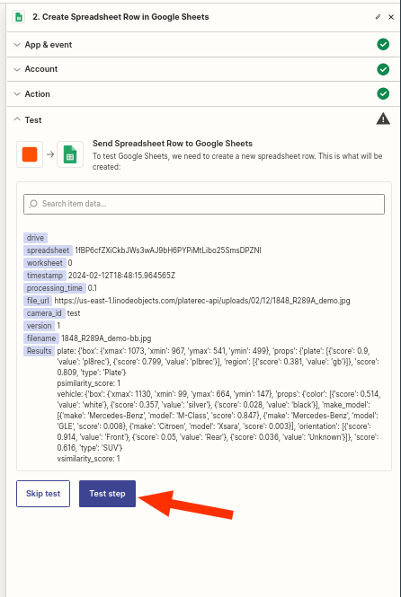 test-sheet-action